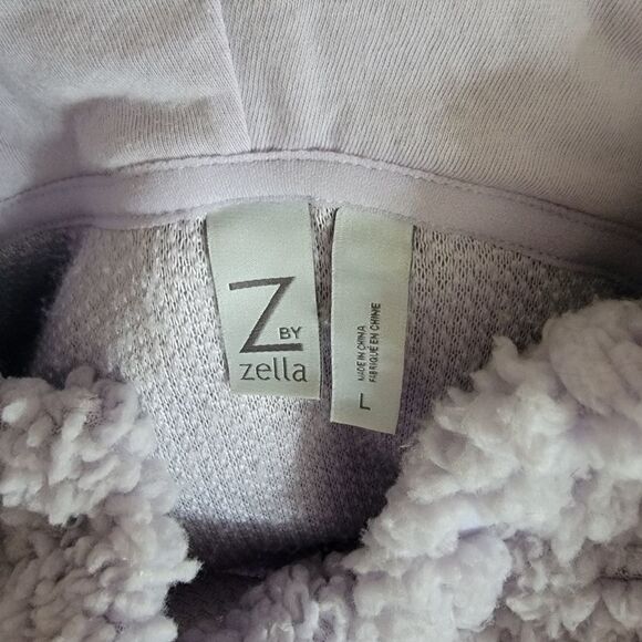 Z by Zella Teddy Bear Hoodie with Kangaroo Pocket. Size L. - Picture 7 of 9